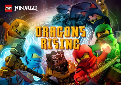 Lego Ninjago: Dragons Rising is an animated television series. It takes place one year after a mysterious event called “The Merge” combined the sixteen mystic realms of Ninjago into one world.